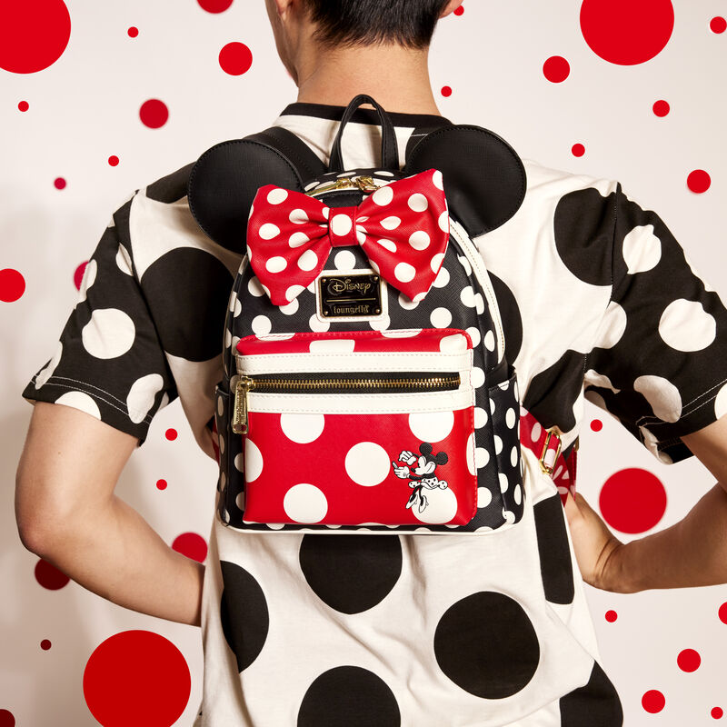Loungefly Minnie Mouse Rocks the Dots Classic Mini Backpack
