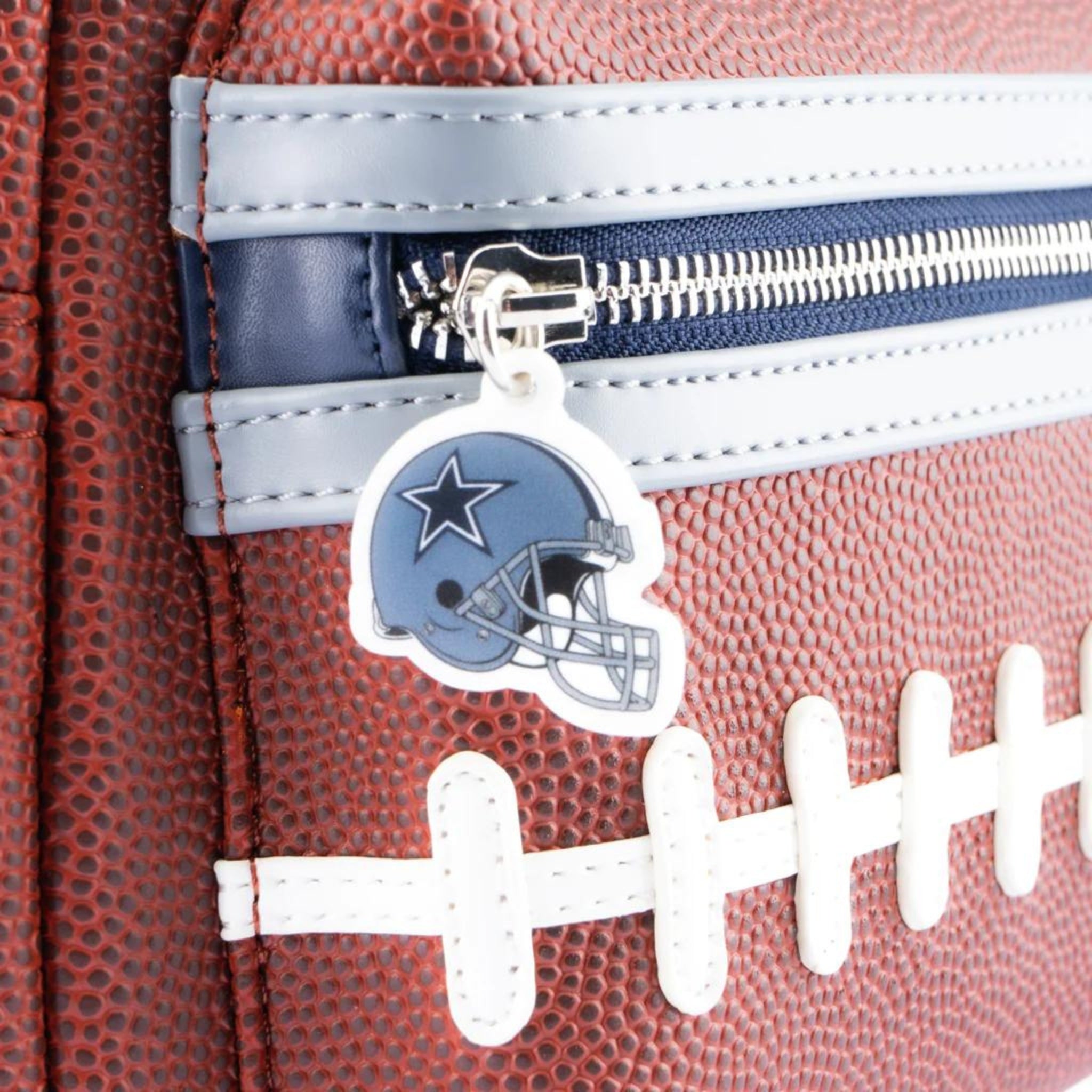 Loungefly NFL Dallas Cowboys Pigskin Logo Mini Backpack