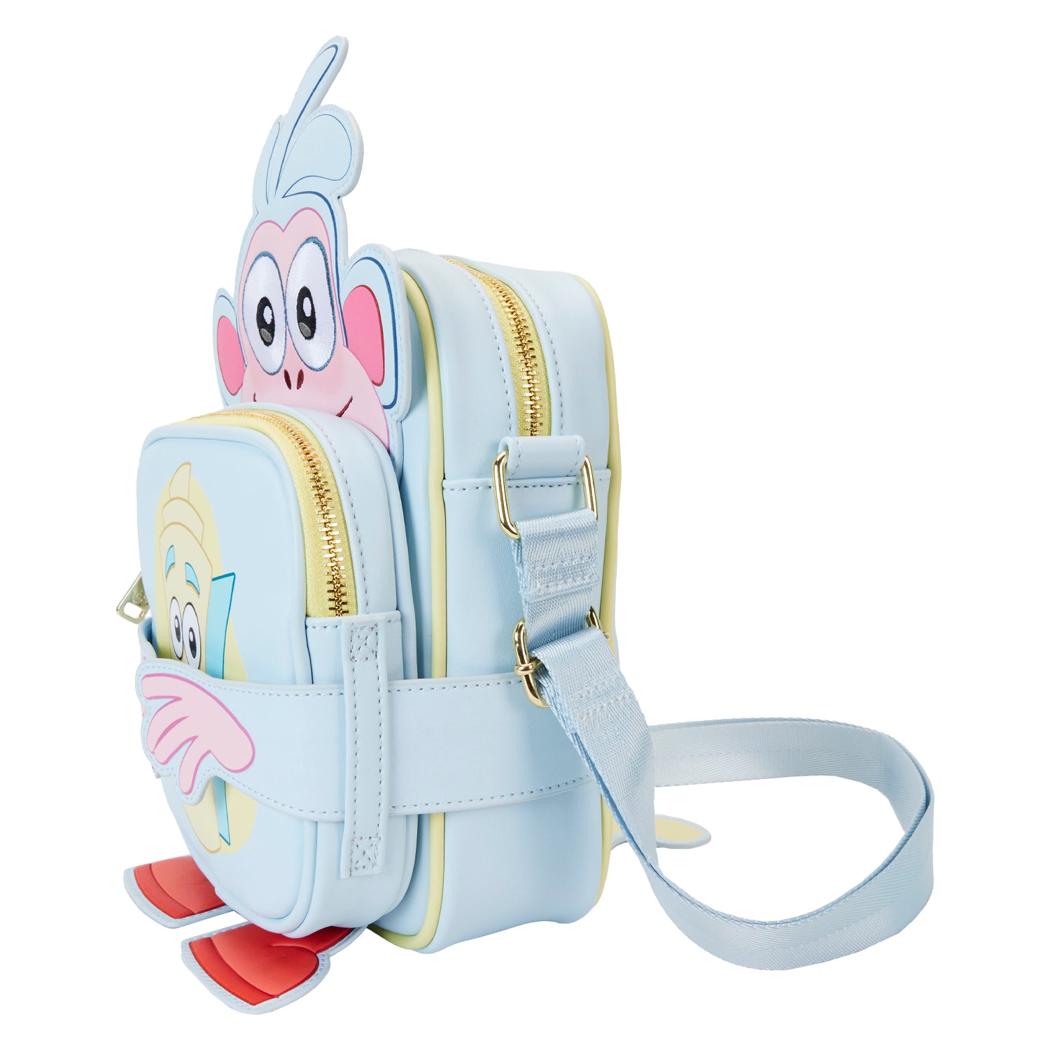 dora the explorer duffle bag with rain boots Loungefly Nickelodeon Dora the Explorer Boots Crossbuddies Bag