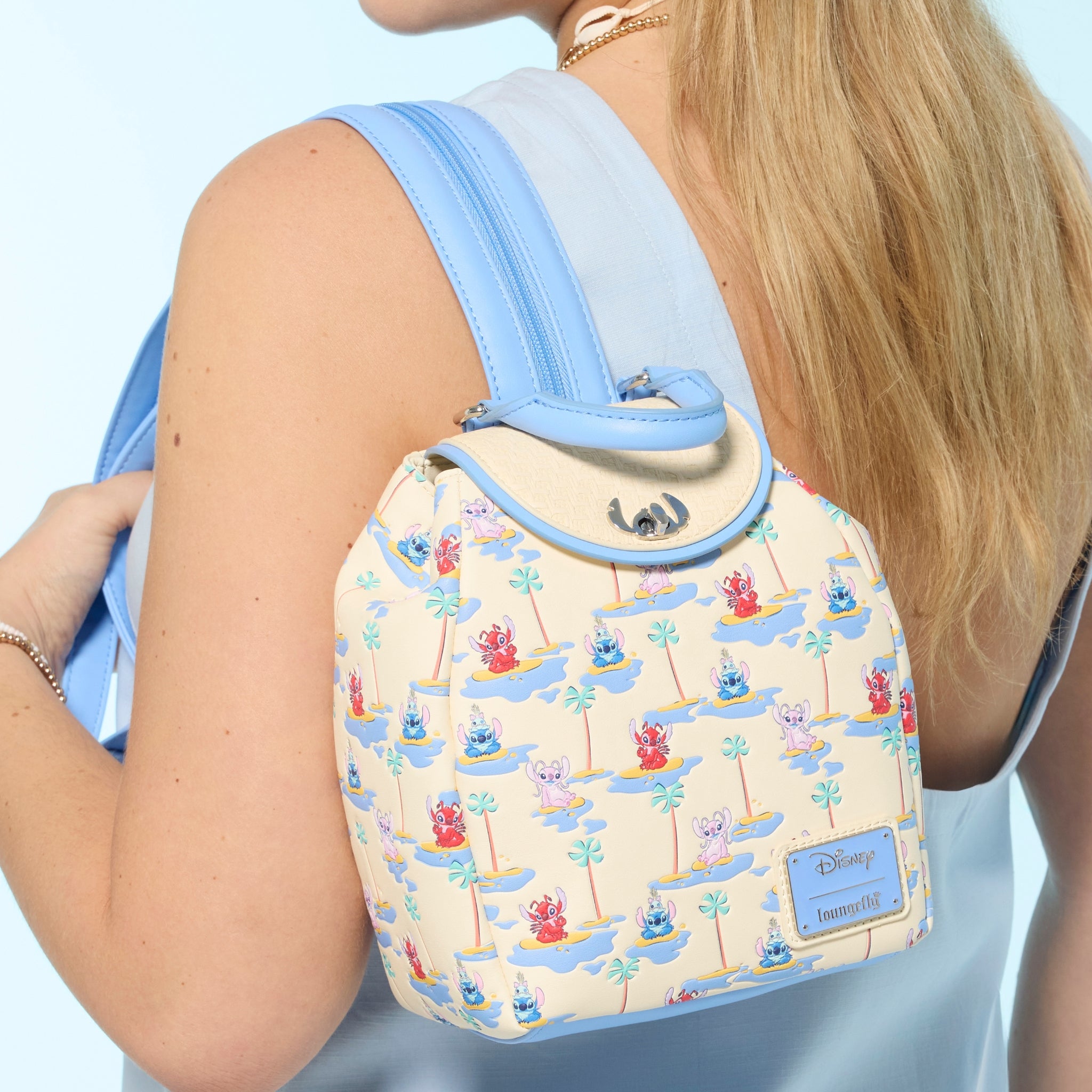 disney micro mini backpack Real Littles Backpacks Wish Complete with interior zipper pocket and adjustable straps that can zipper closed together Loungefly Disney The Little Mermaid