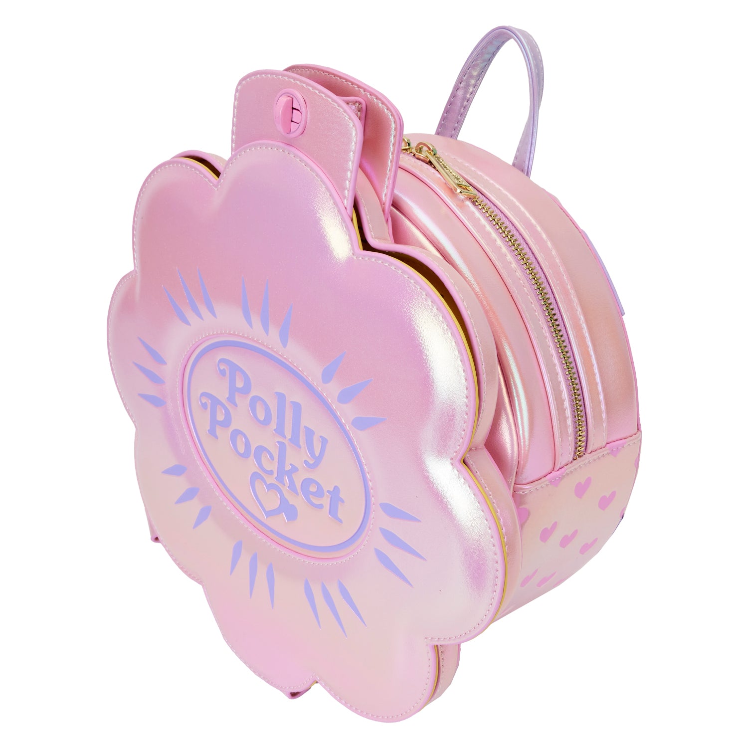 allsaints polly mini backpack Loungefly Polly Pocket Compact Playset Figural Mini Backpack
