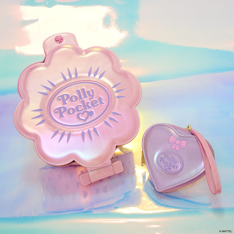 all saints polly mini backpack Loungefly Polly Pocket Compact Playset Figural Mini Backpack – Circle Of Hope Boutique