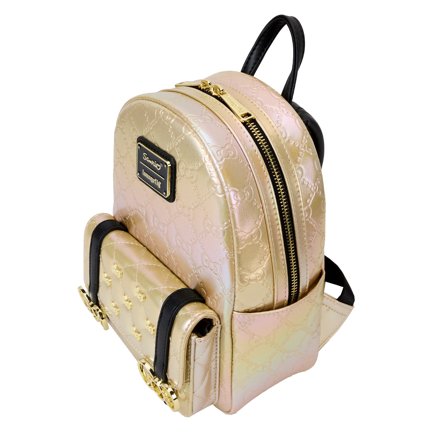 gold metallic mini backpack Hello Kitty 50th Anniversary Metallic Gold Mini Backpack