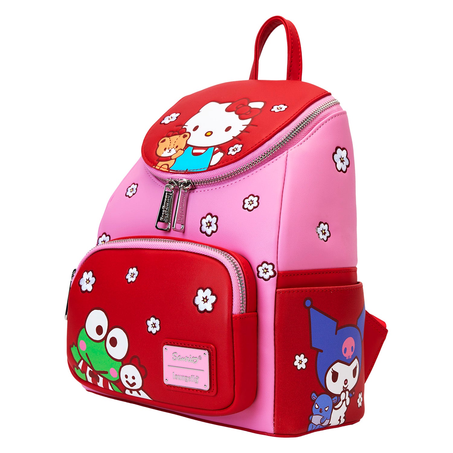 hello kitty backpack for kids Loungefly Leather: Sanrio Hello Kitty and Friends Color Block Mini Backpack