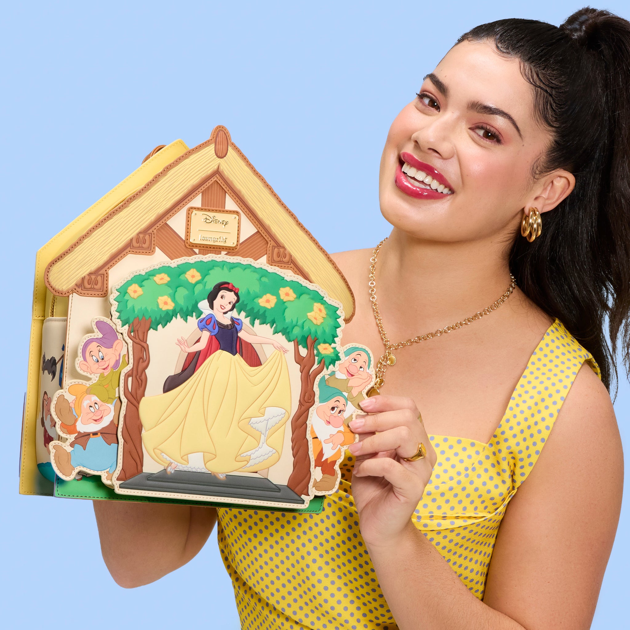 Loungefly Disney Snow White Cottage Mini Backpack