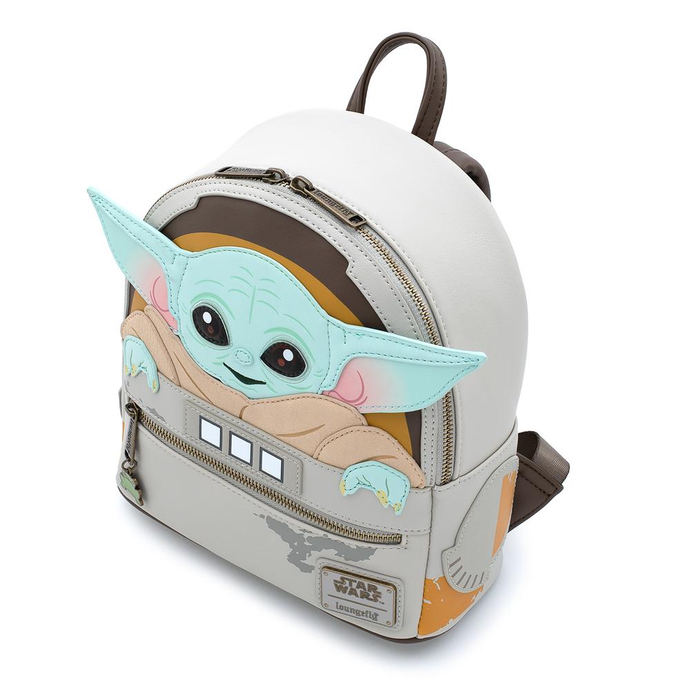 baby yoda mini backpacks Loungefly Star Wars Mandalorian Baby Yoda in Crib Mini Backpack – Circle Of Hope Boutique