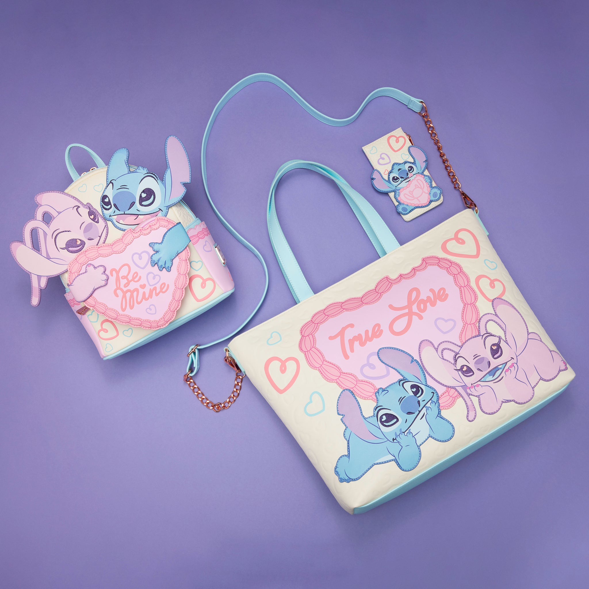 Loungefly Lilo and Stitch Be Mine Mini Backpack