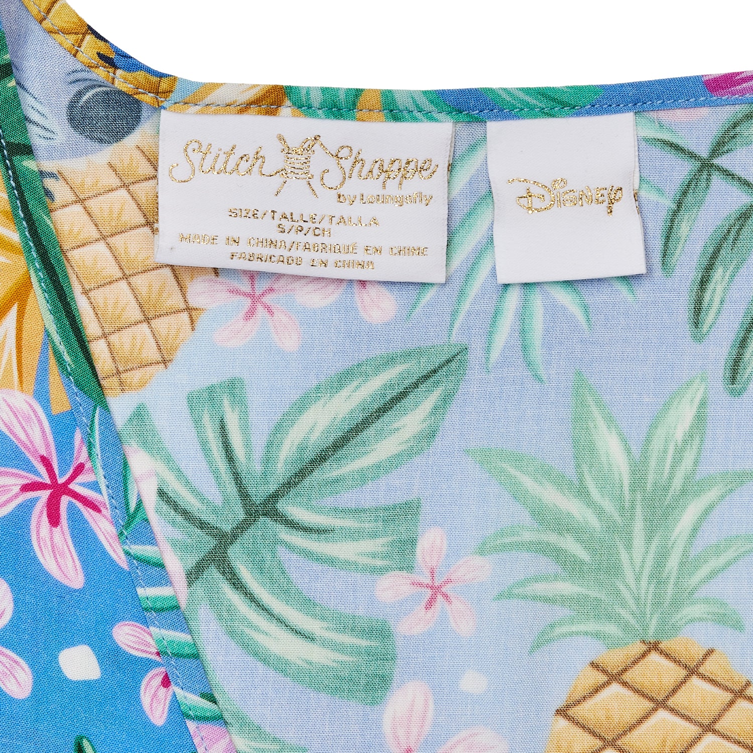 Sitch Shoppe Disney Lilo and Stitch Tropical Wrap Ilana Dress