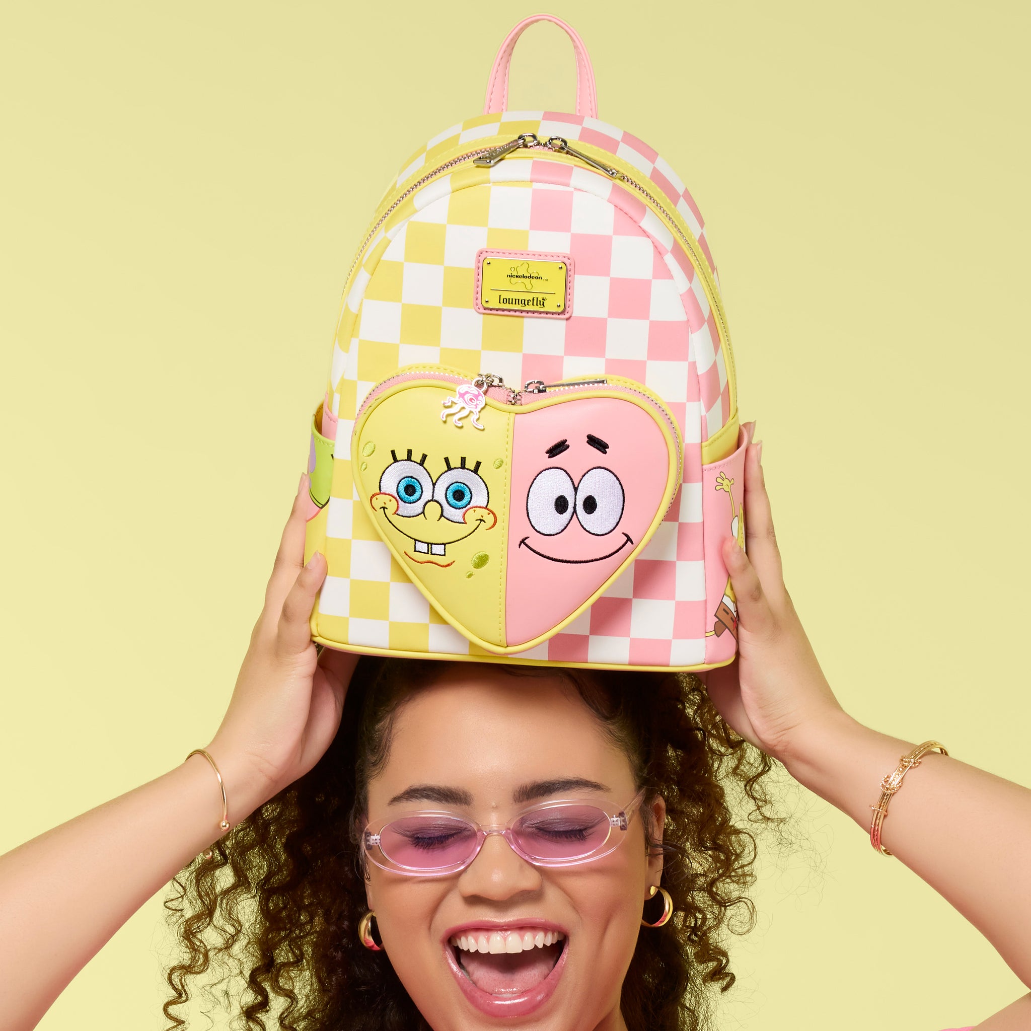 fun mini backpack Loungefly SpongeBob SquarePants & Patrick Star Checkered – Circle Of Hope Boutique Color:Death note collection:Disney Princess Jasmine Intricate Medallions Collection Carry your tablet or DUEL Lures Hardcore Flashi