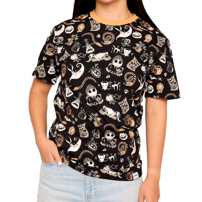 Loungefly Disney Nightmare Before Christmas Mayor Party Unisex Tee Loungefly Disney Nightmare Before Christmas Mayor Party Unisex Tee