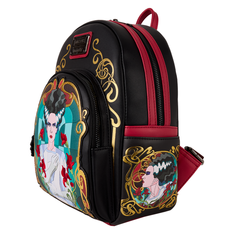 Universal Monsters Bride Of Frankenstein Stained Glass Mini-Backpack