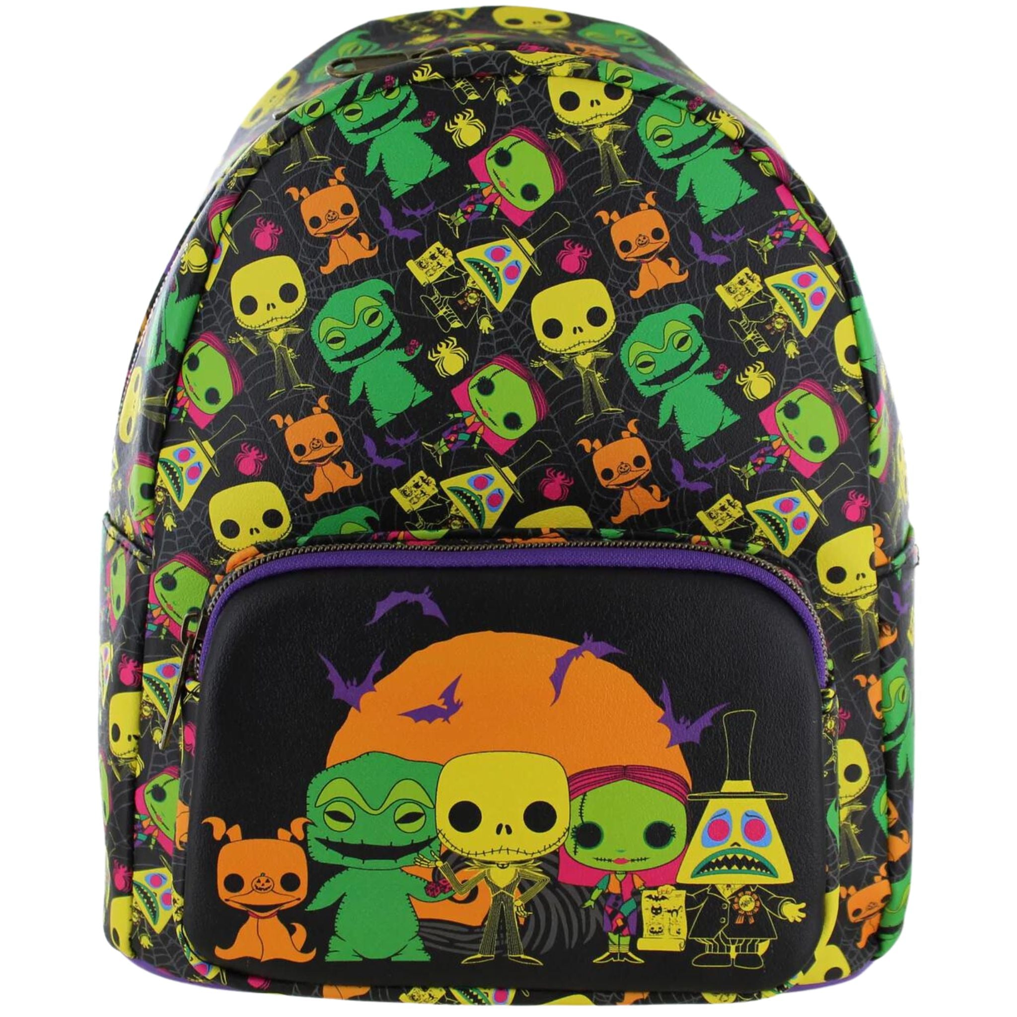Loungefly The Nightmare Before Christmas Blacklight Print Mini-Backpack