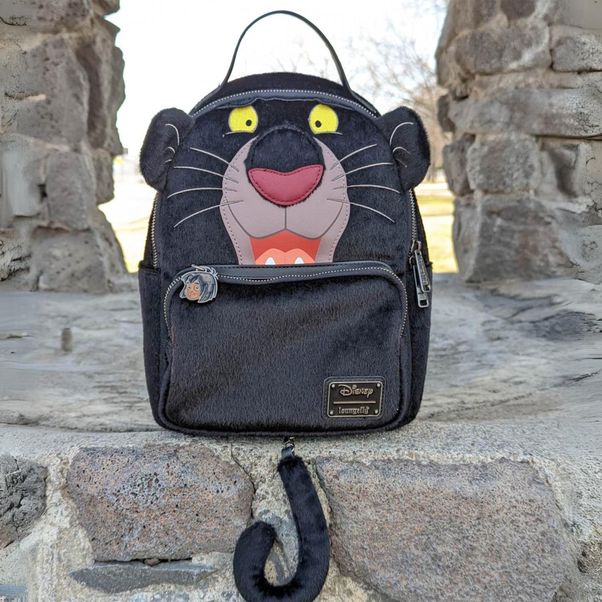 jungle book loungefly mini backpack Loungefly The Jungle Book Bagheera Cosplay Mini Backpack (Exclusive)