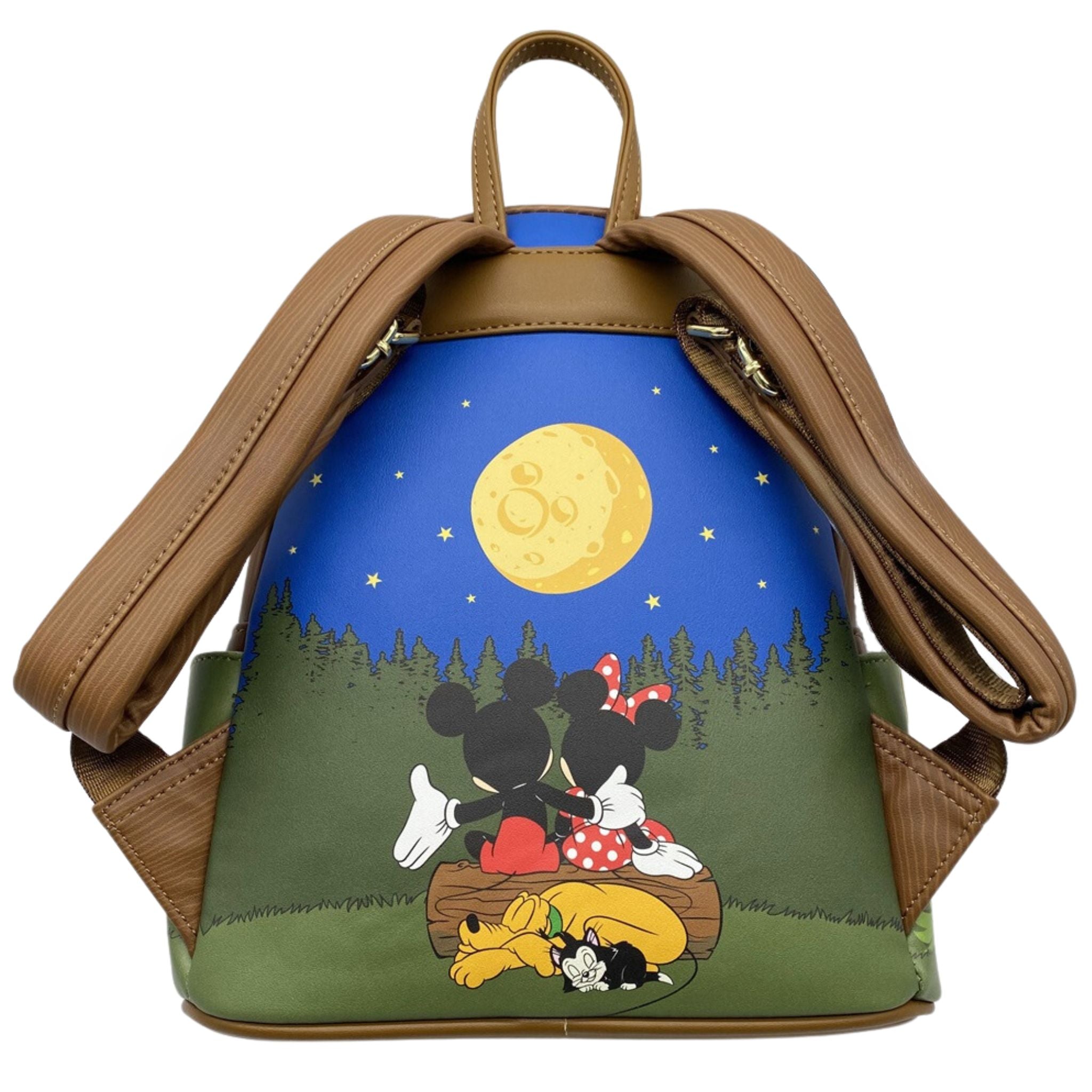 Loungefly Mickey, Minnie, & Friends Camping Scene Mini Backpack