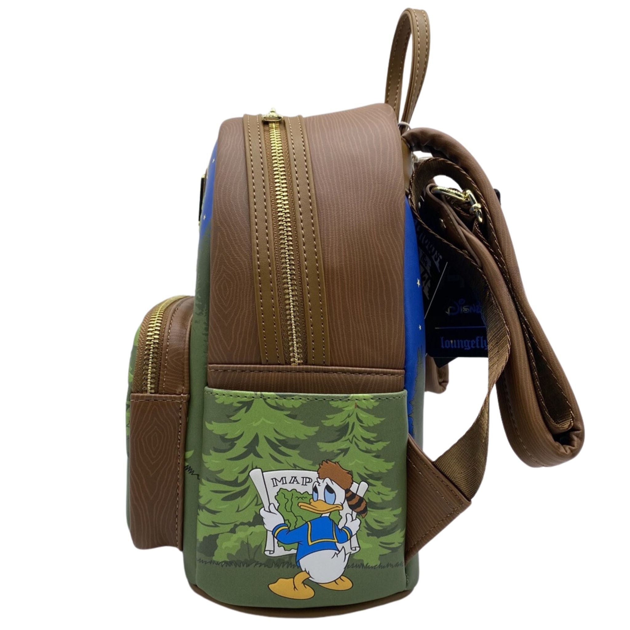 bagfly mini backpack Loungefly Mickey, Minnie, & Friends Camping Scene Mini Backpack (Exclusive)