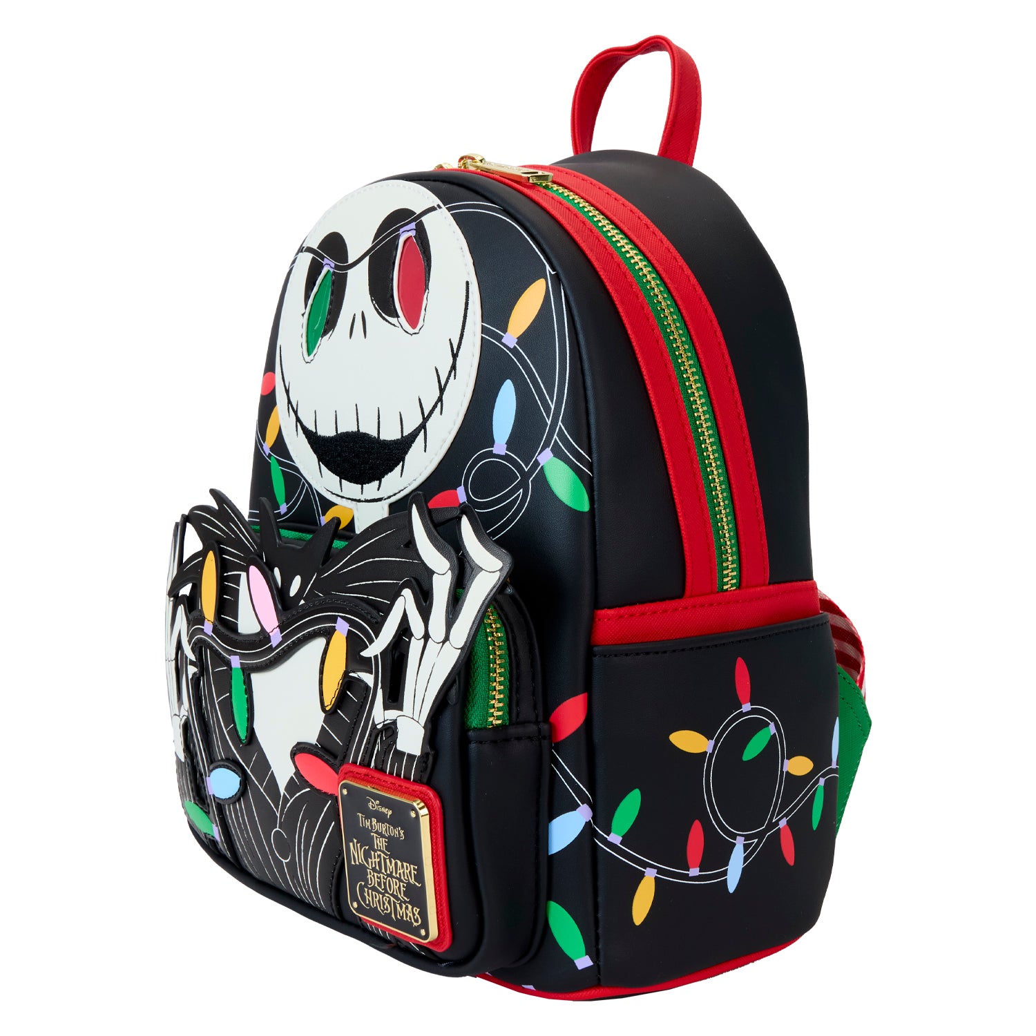 disney 100 nightmare before christmas glow-in-the-dark mini backpack The Nightmare Before Christmas Smiling Jack Light-Up Mini-Backpack
