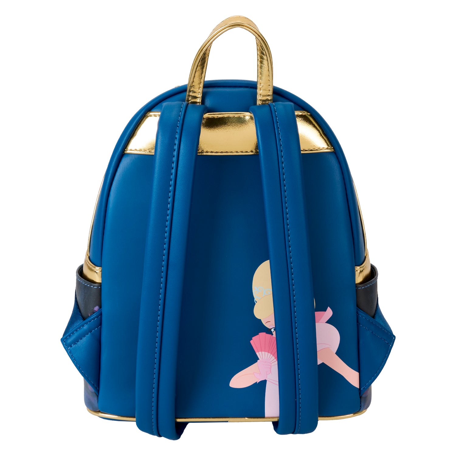 gold mini backpack disney Loungefly Princess and The Frog 15th Anniversary Mini Backpack Blue