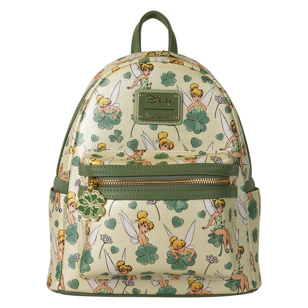 disney fairies tinkerbell purple mini backpack Loungefly-Tinker Bell Four Leaf Clover Mini Backpack