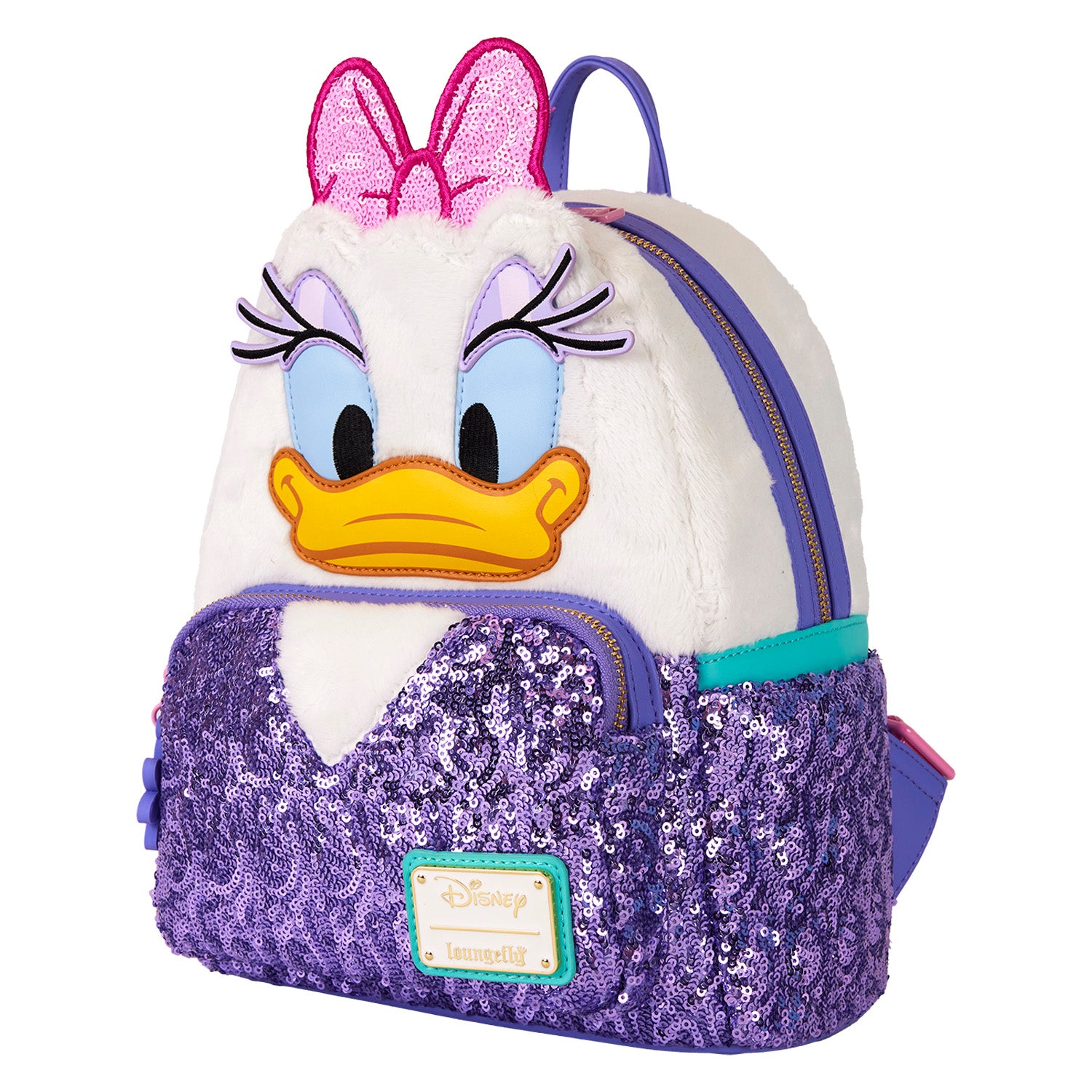 disney mini backpacks cheap Daisy Duck 85th Anniversary Plush Mini-Backpack Loungefly