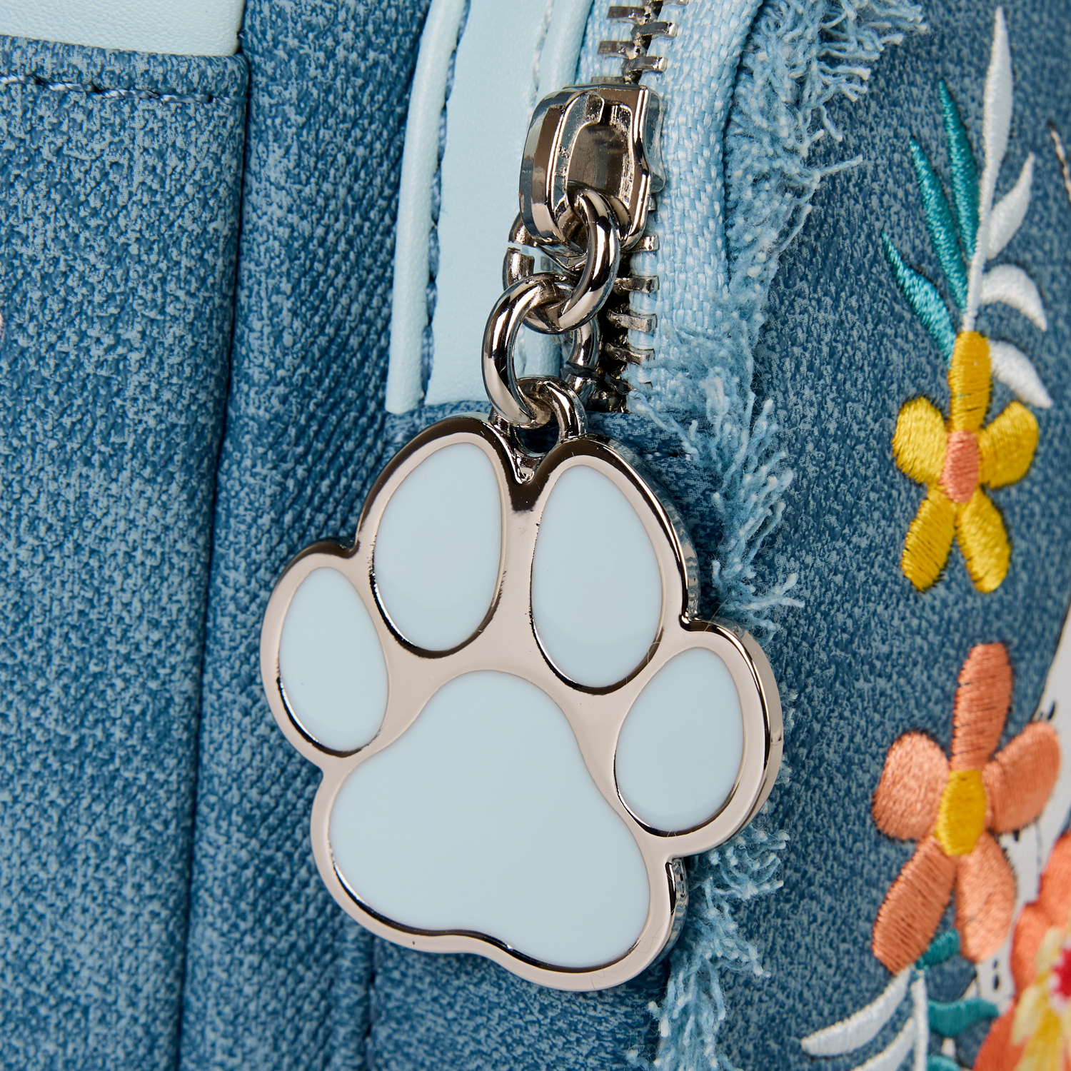disney cats and dogs mini backpack Disney Dogs and Cats Denim Fringe Mini Backpack