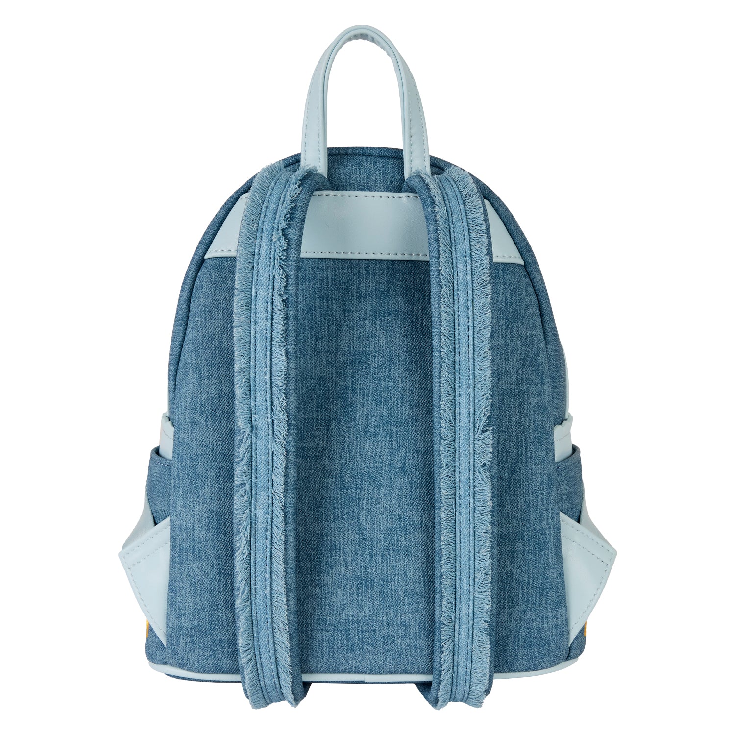 blank denim mini backpack Disney Dogs and Cats Denim Fringe Mini Backpack