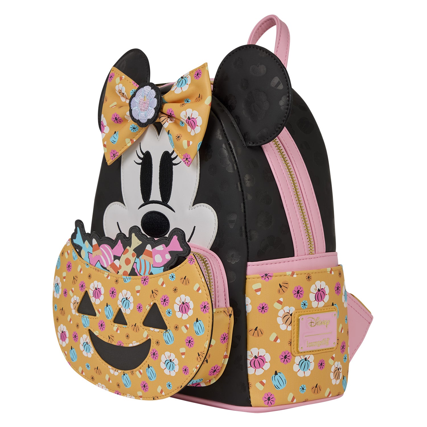 disney spooky mickey and minnie mouse candy corn mini backpack Disney Minnie Mouse Pumpkin Mini Backpack