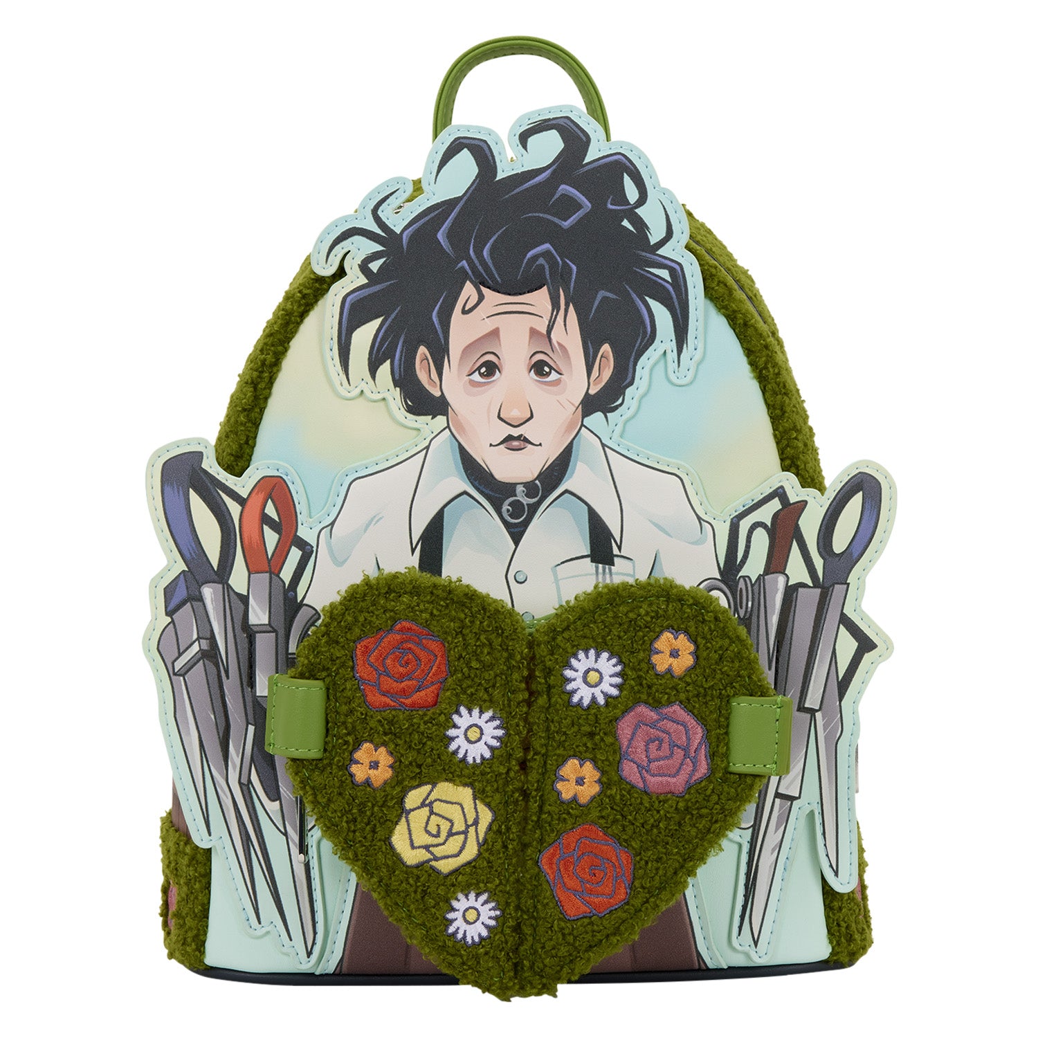 heart shaped mini backpack Edward Scissorhands Sherpa Mini Backpack