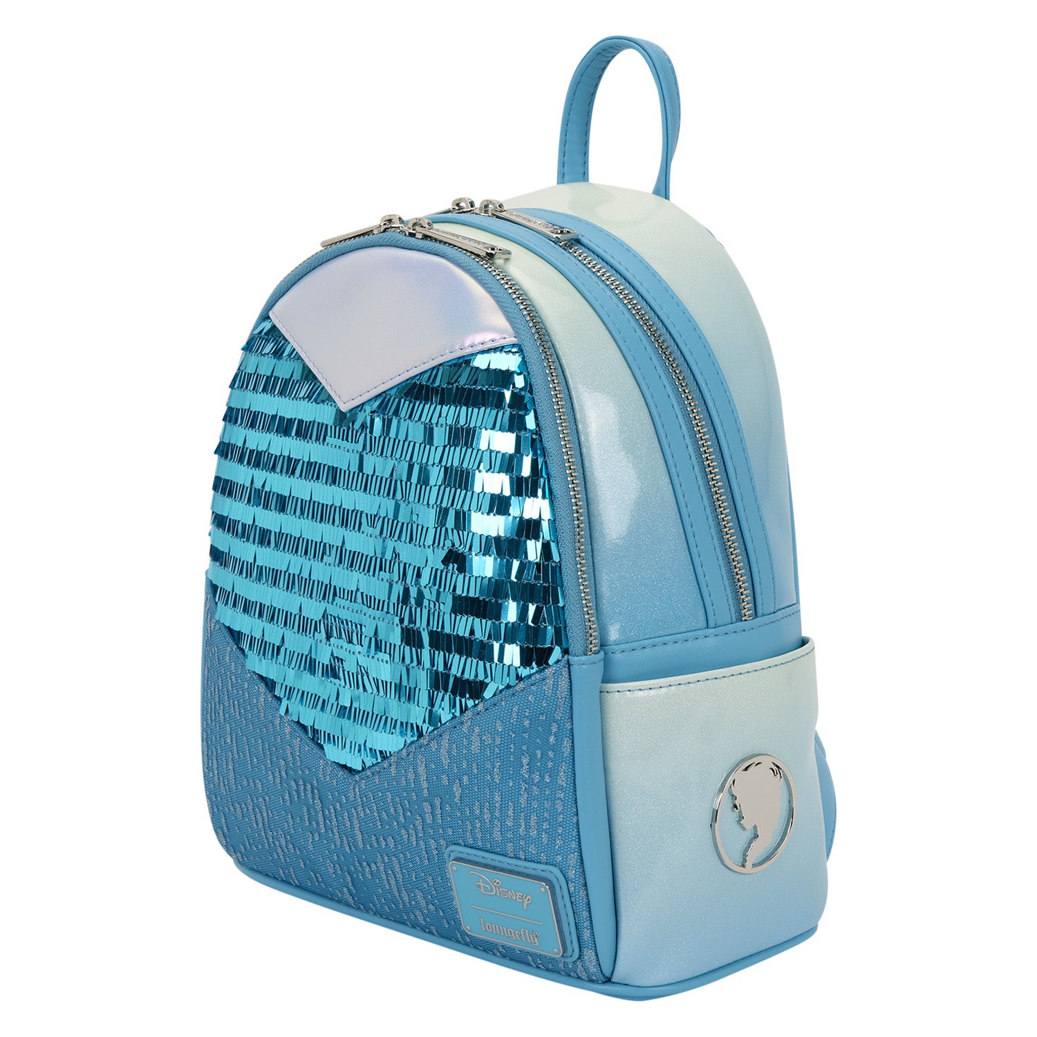 glitter backpack mini Frozen Elsa Glitter Sequin Cosplay Mini Backpack