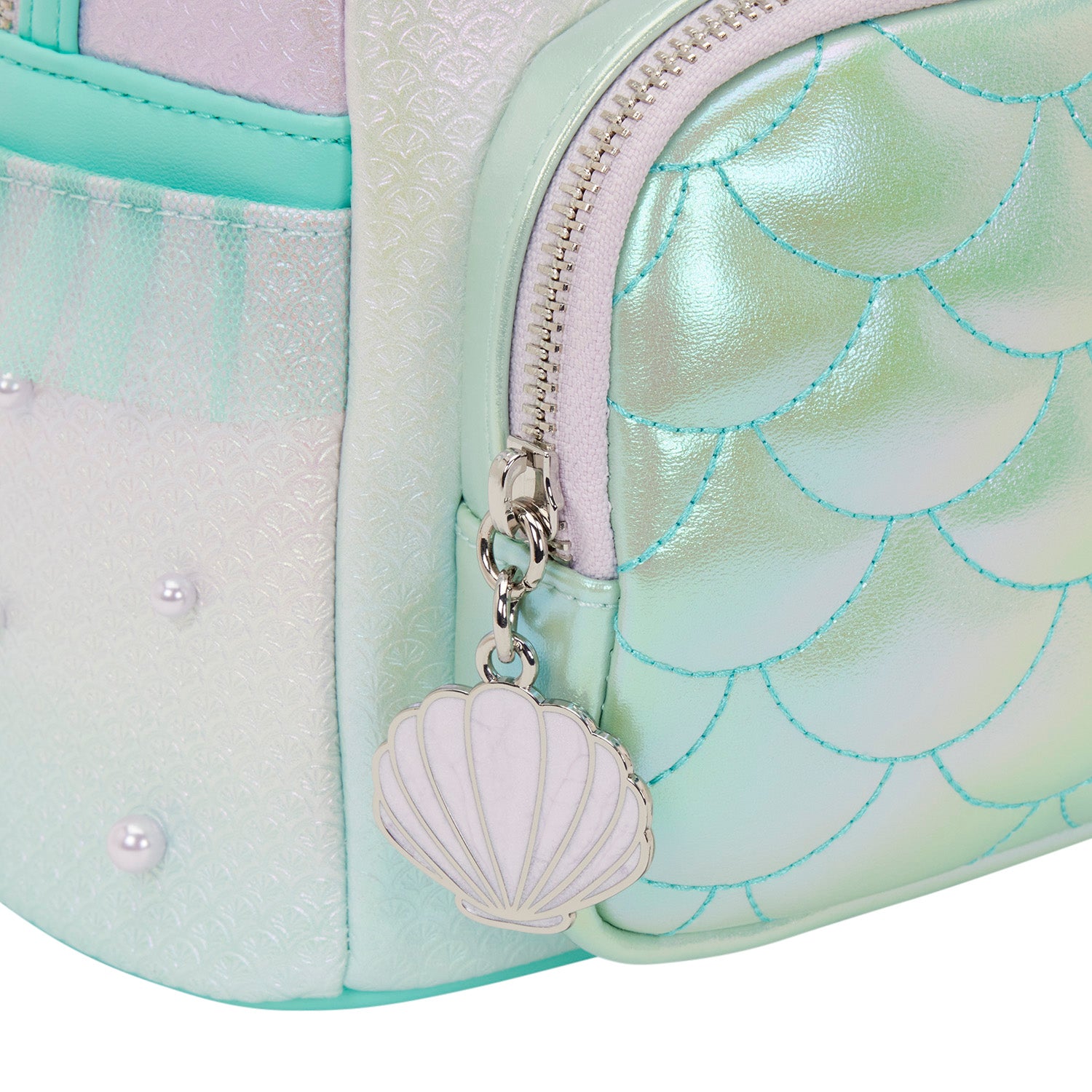 iridescent mini backpack pink The Little Mermaid Iridescent Pearl Mini Backpack