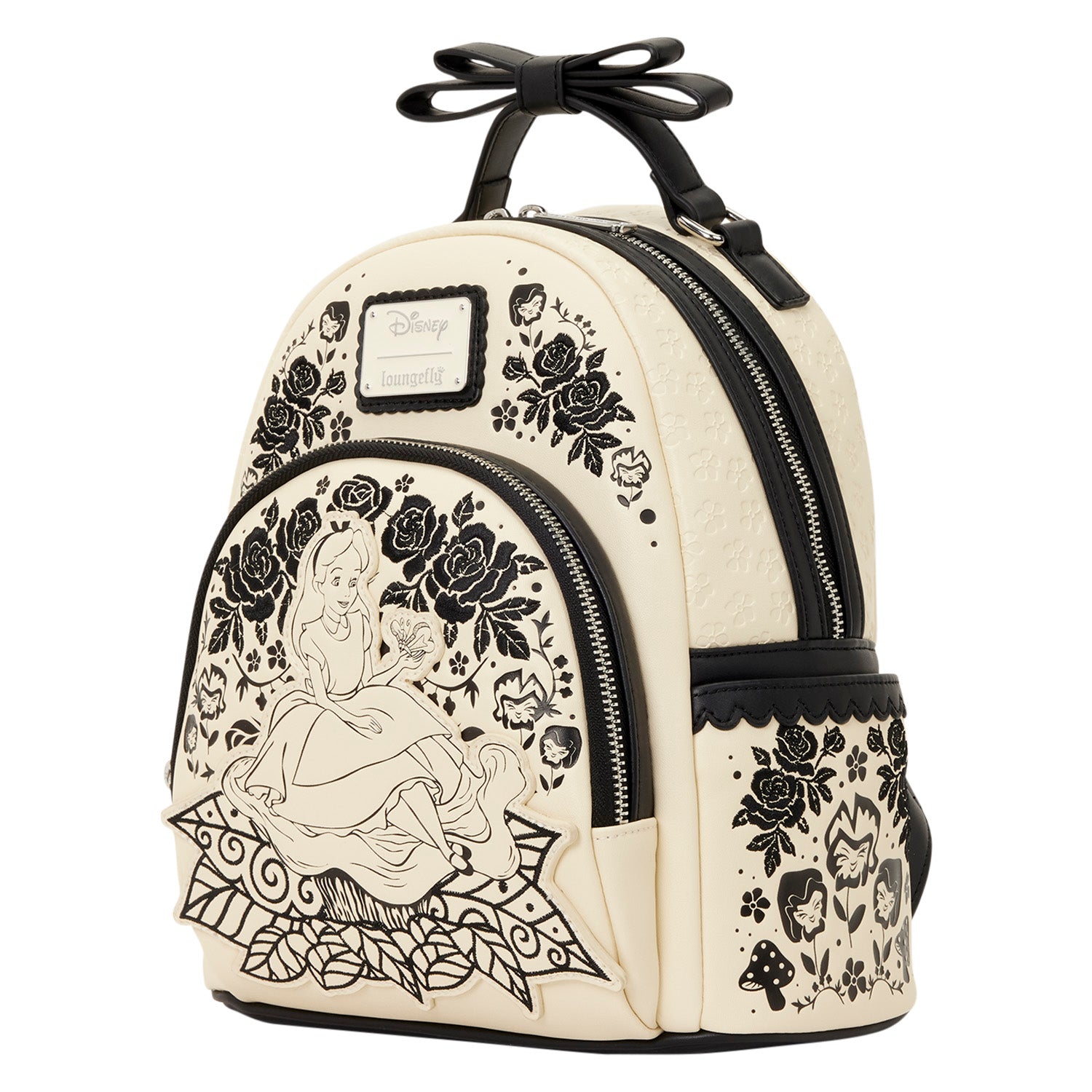 Alice in Wonderland Floral Mini Backpack