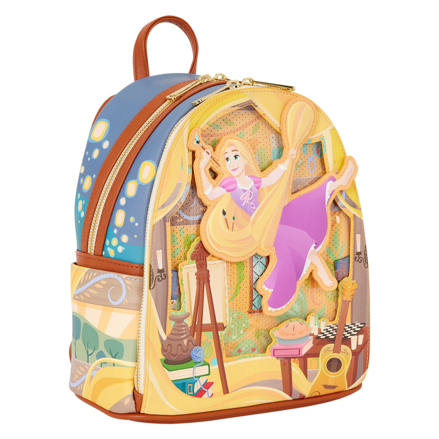 Loungefly Disney Tangled Rapunzel Painting Mini Backpack – Circle Of Hope Boutique
