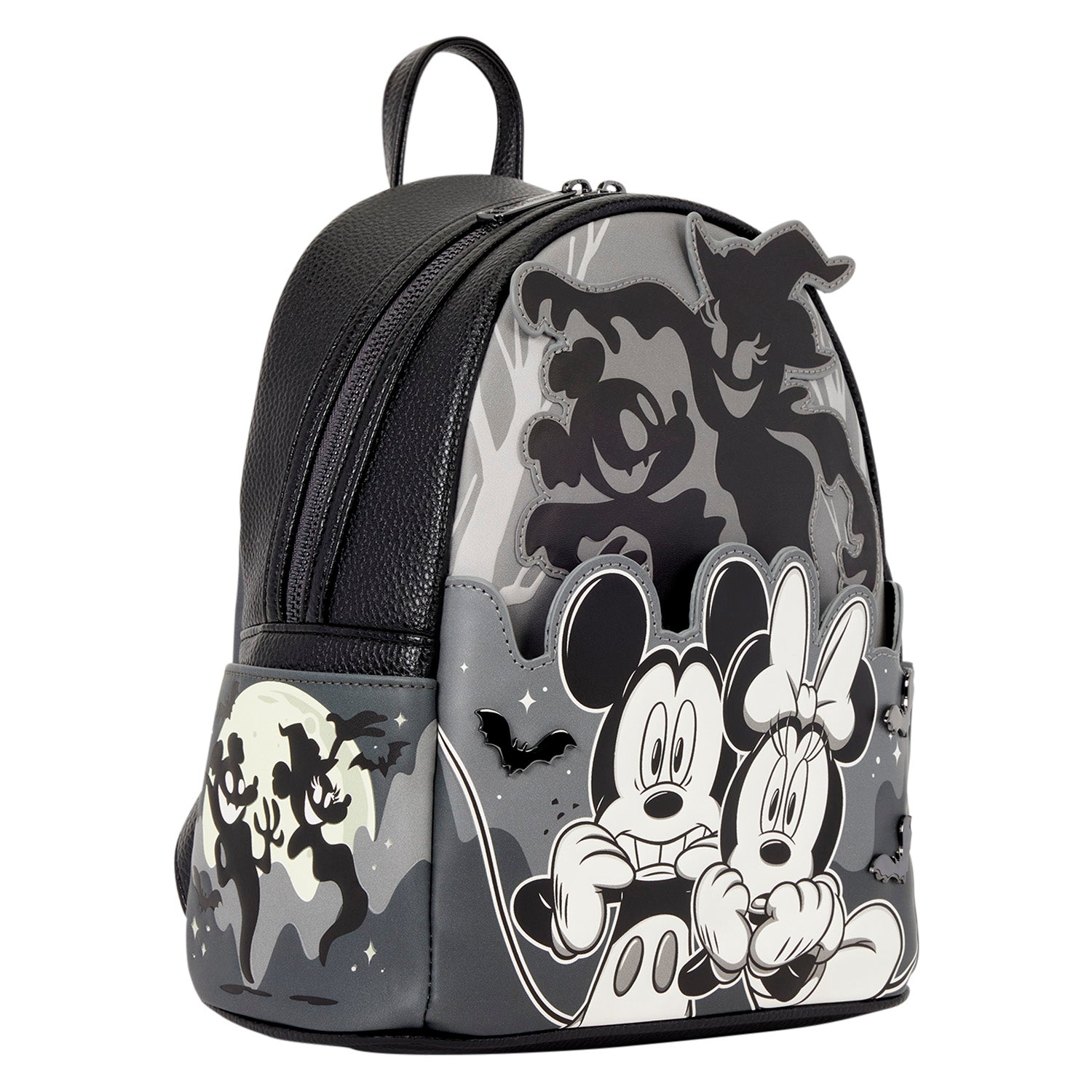 Loungefly Mickey & Minnie Ghost Light Up Glow Mini Backpack – Circle Of Hope Boutique