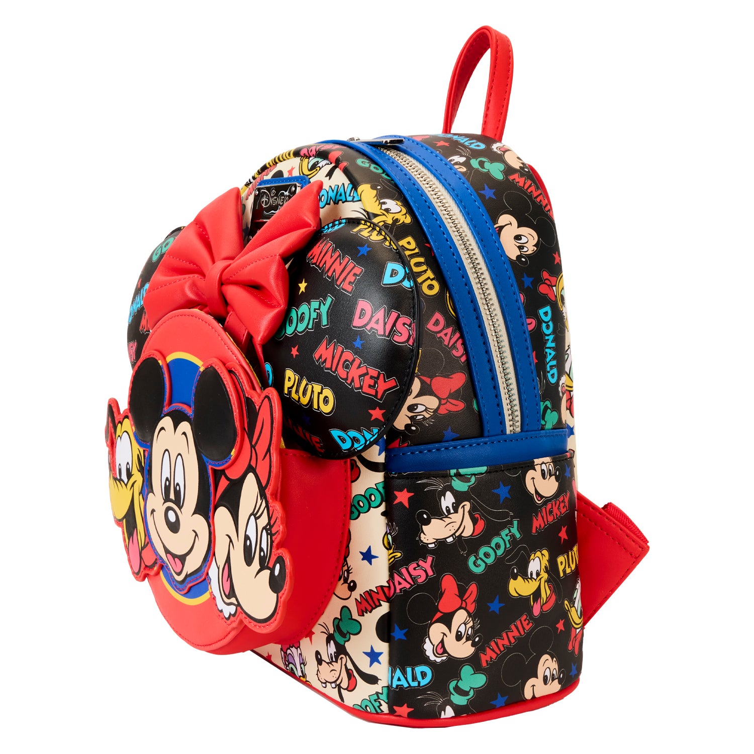 disney minnie mickey mouse ears bow mini backpack bag Mickey & Friends Classic All-Over Print Mini Backpack With Ear Headband