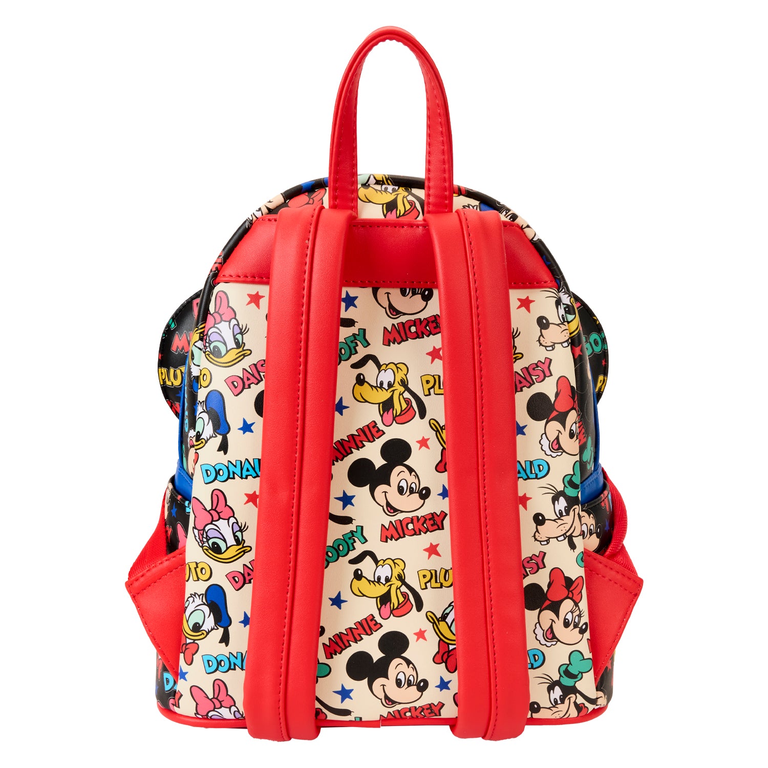 Loungefly Mickey & Friends Classic All-Over Print Mini Backpack With Ear Headband