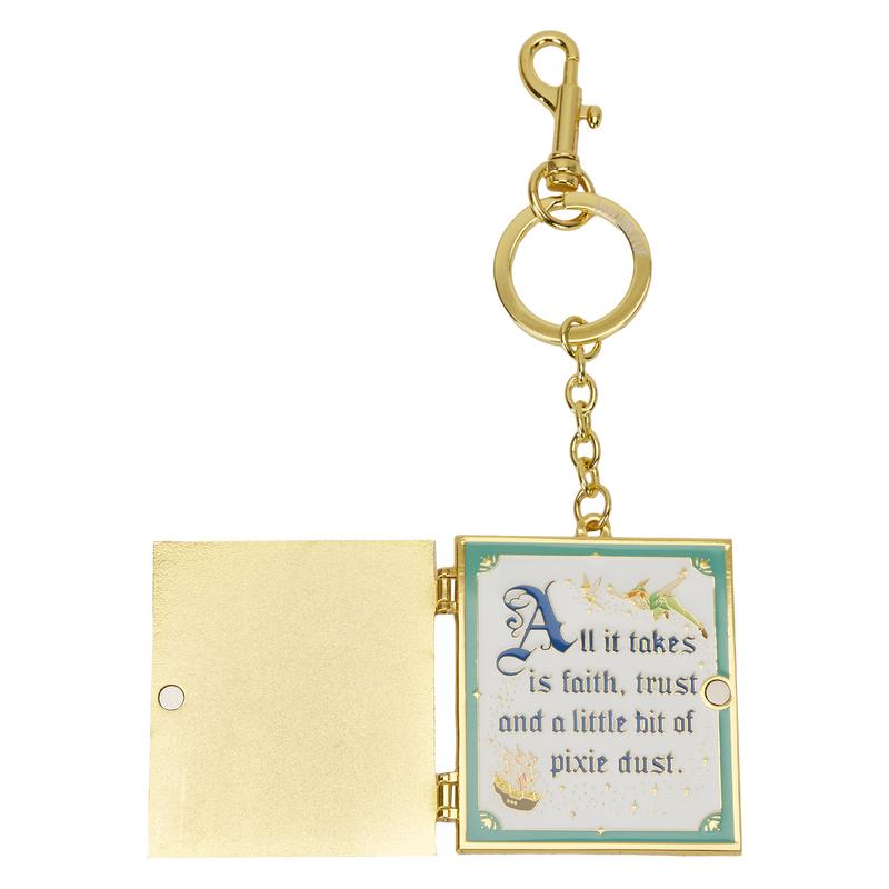 Loungefly Disney Peter Pan You Can Fly Book Keychain