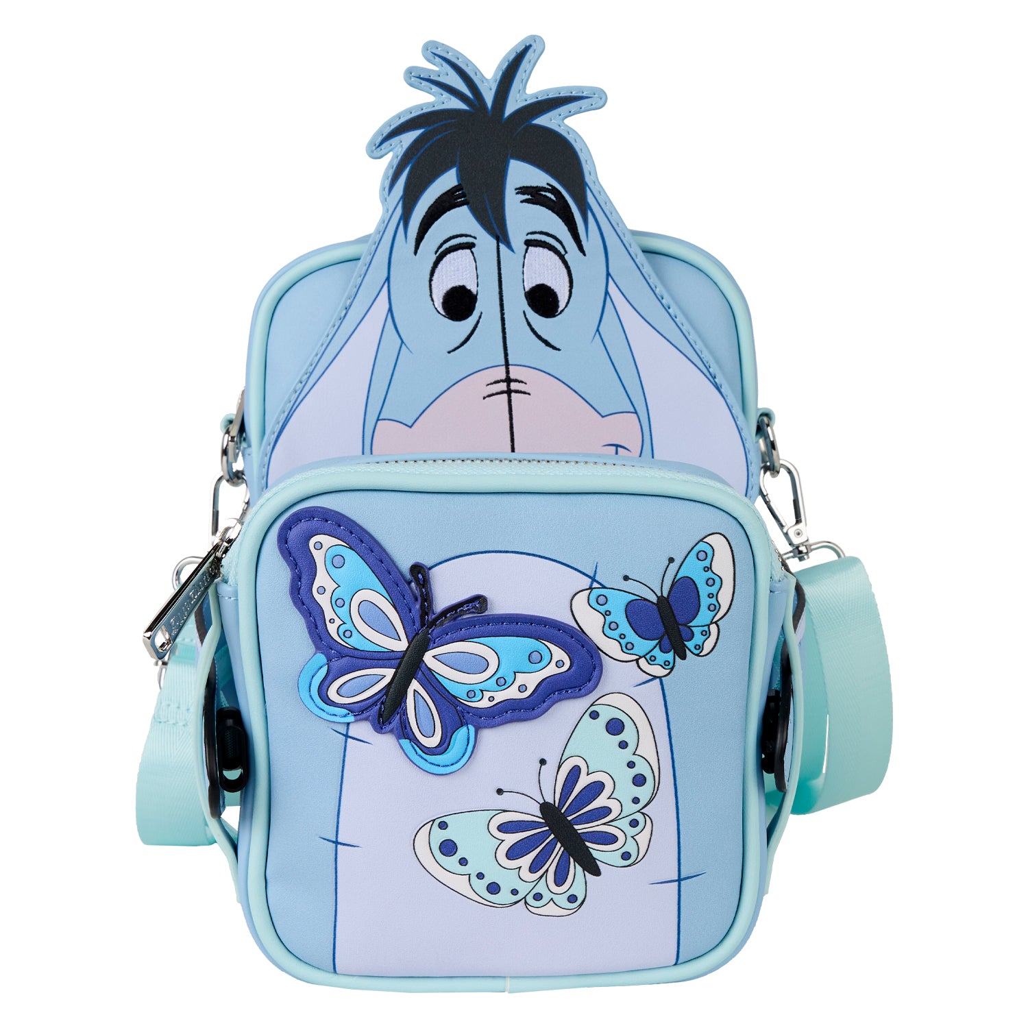 eeyore mini backpack Winnie the Pooh Floral Eeyore Crossbuddies Cosplay Crossbody Bag With Coin Bag