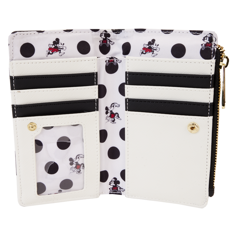 Loungefly Disney Minnie Mouse Rocks the Dots Classic Flap Wallet