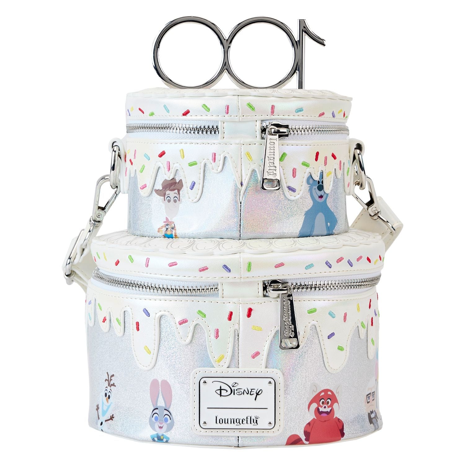 disney100 anniversary celebration cake mini backpack Disney 100 Celebration Cake Crossbody Bag