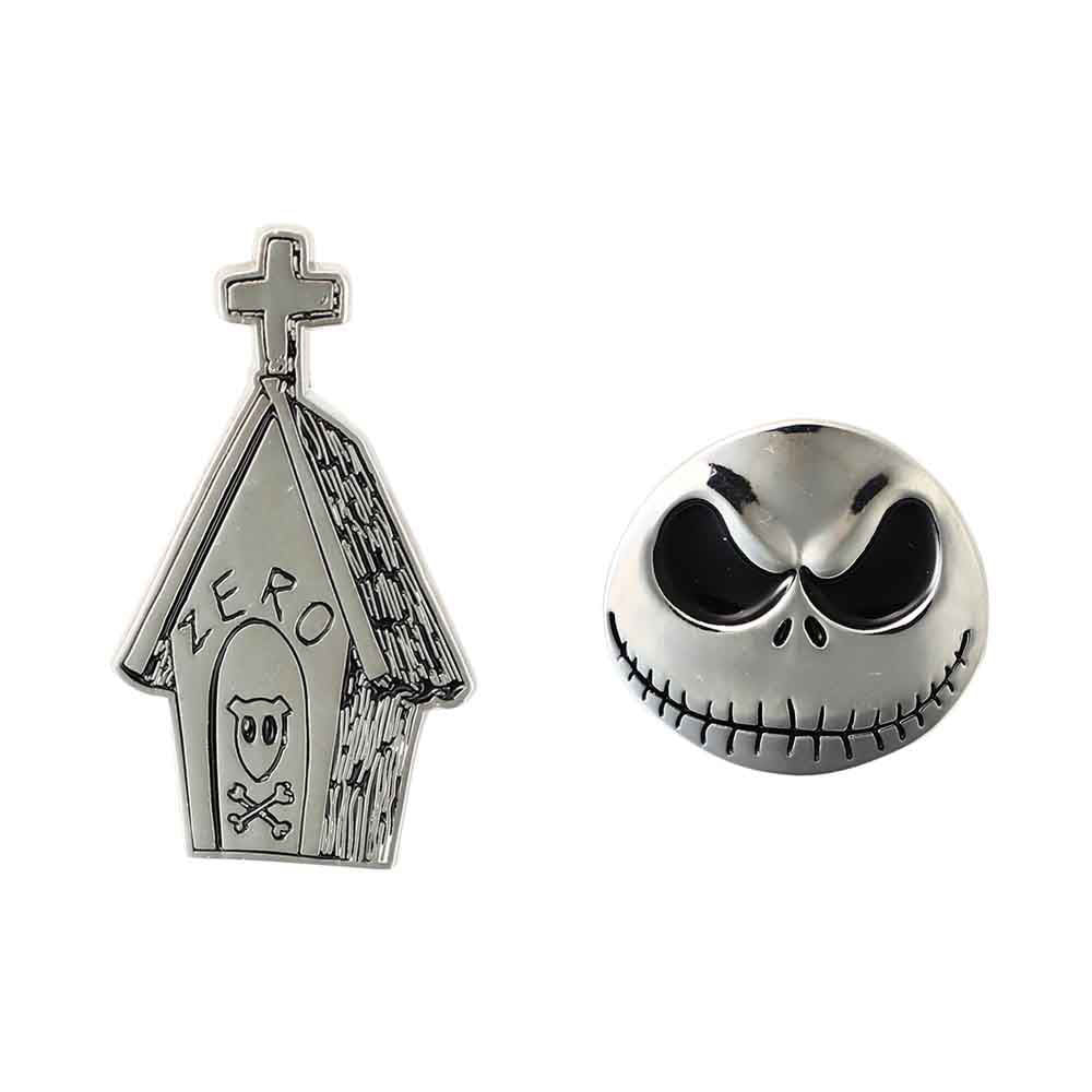 Bioworld The Nightmare Before Christmas Master of Fright Lapel Pins & Lanyard Coffin Box Set
