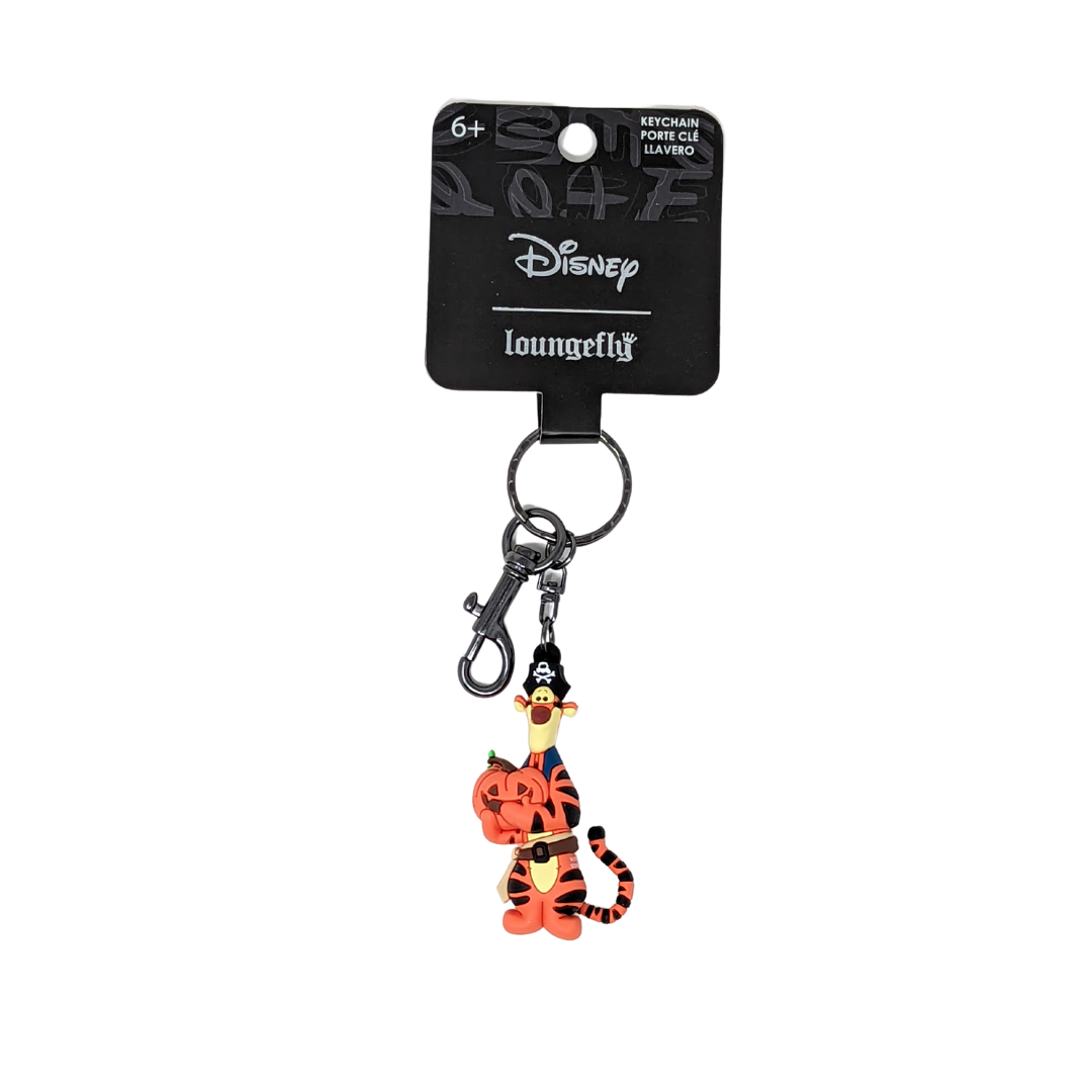 Loungefly Disney Tigger Halloween 3D Molded Keychain Circle Of