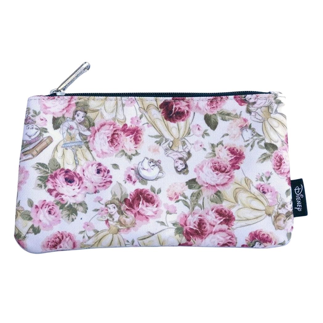 Loungefly Belle Character Floral AOP Pouch