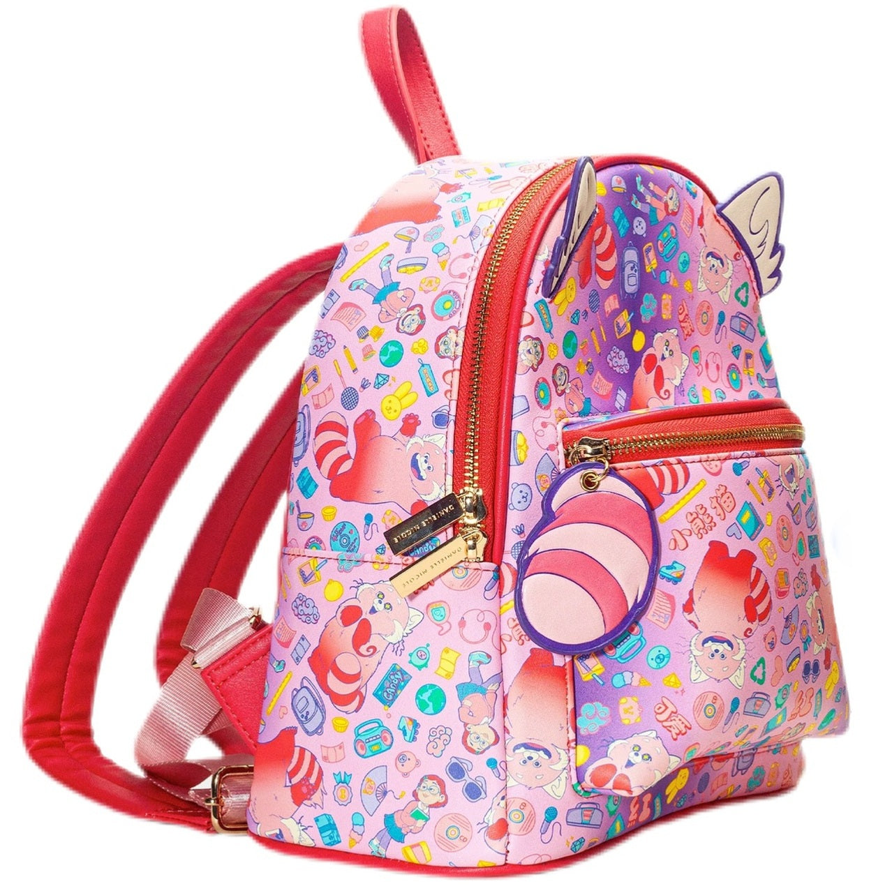 Danielle Nicole Turning Red Panda Toss Print Mini Backpack