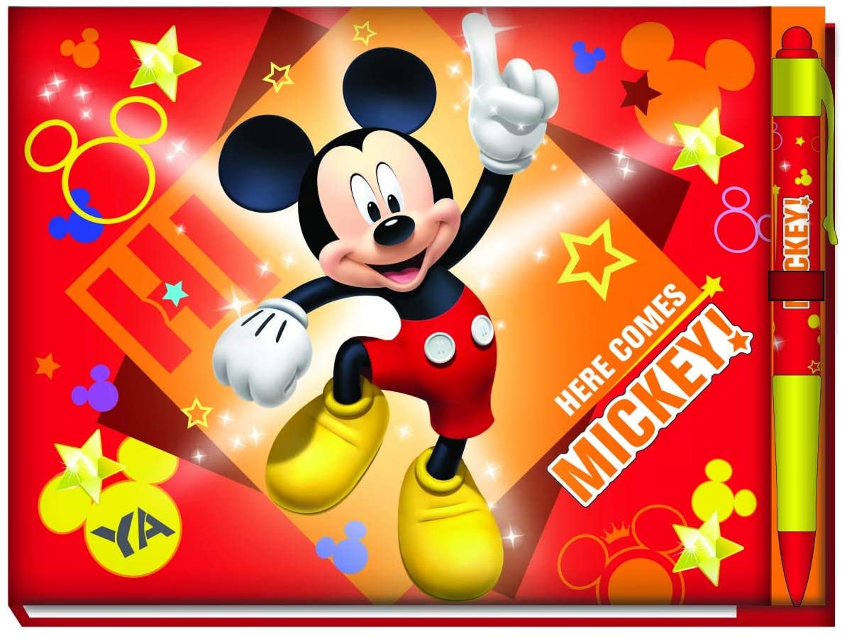 Disney Mickey Mouse Deluxe Autograph Book with pen
