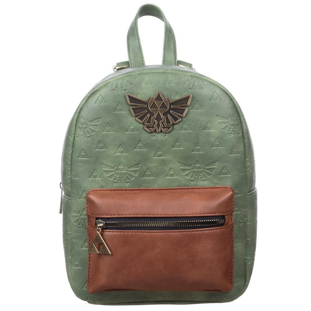 Bioworld Zelda Video Game Green and Brown Mini Backpack