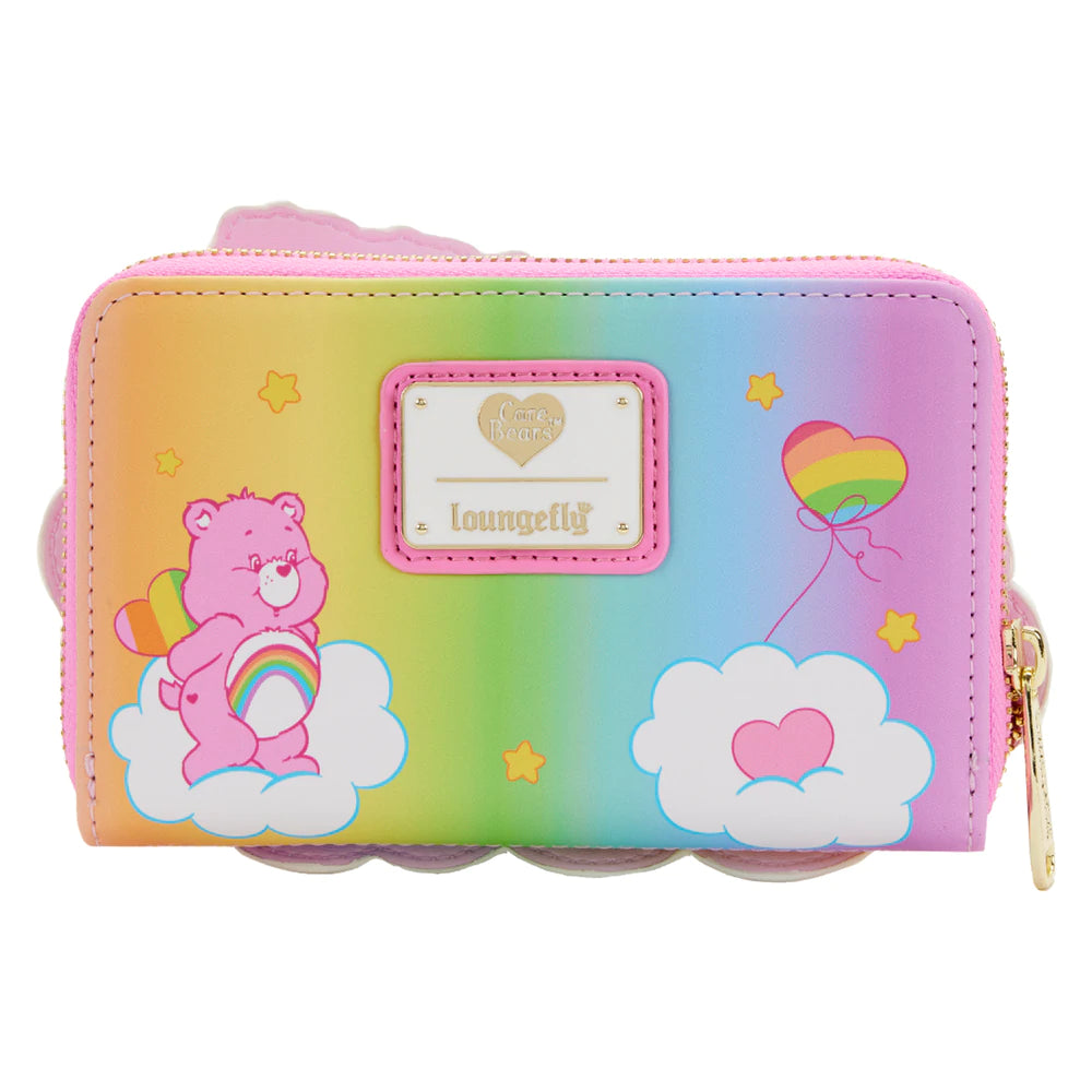 Care Bears: Heart Cloud Party Rainbow Strap Loungefly Crossbody Bag