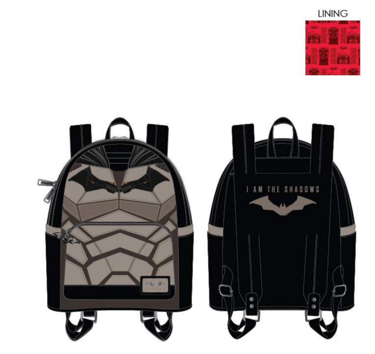 Batman loungefly backpack Clearance
