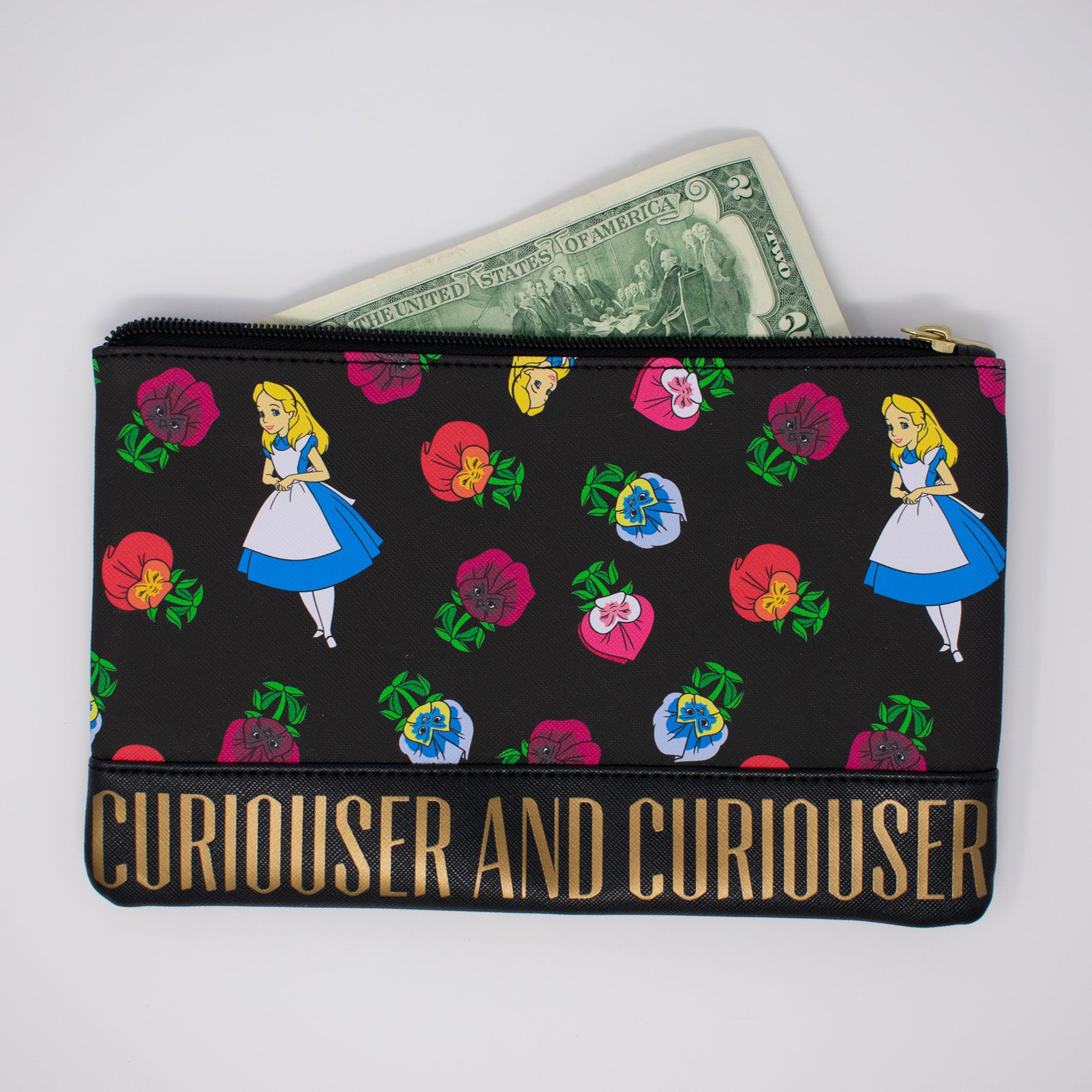 Loungefly Disney Alice In Wonderland Faux Leather Wallet Pouch