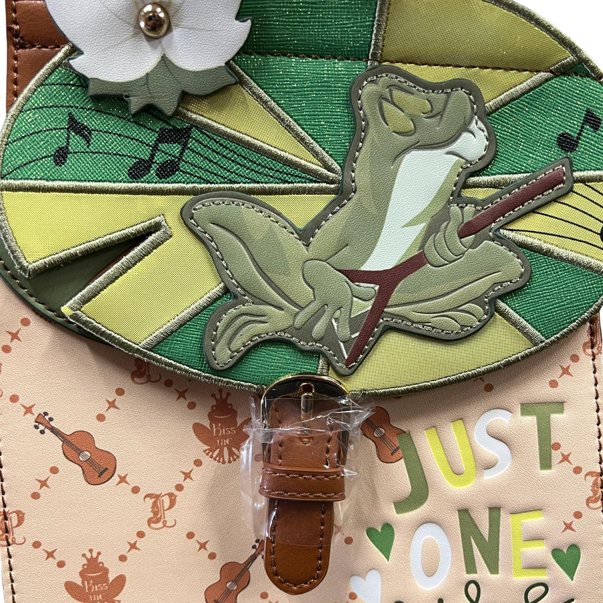 Danielle Nicole Disney Princess and the Frog Prince Naveen Monogram Mini Backpack