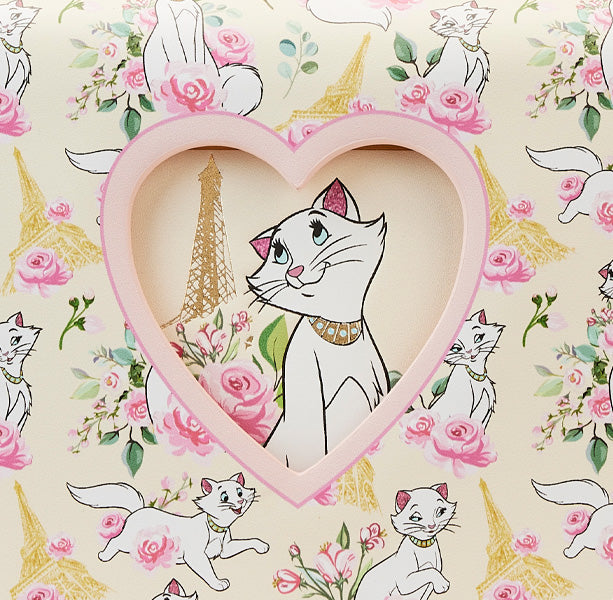 Loungefly Aristocats Duchess in Paris Floral AOP Crossbody (Exclusive)