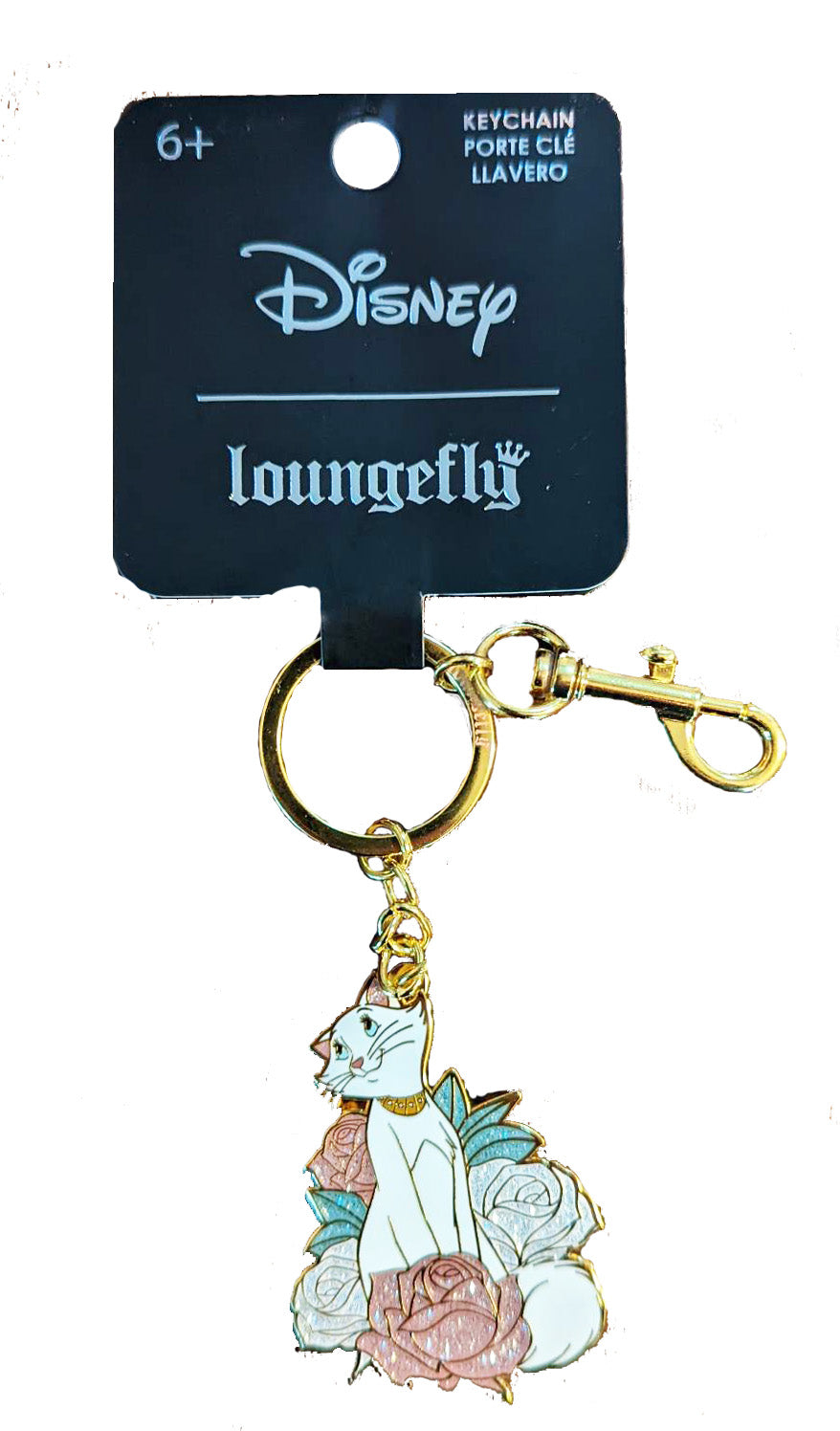 Loungefly Keychains Loungefly Aristocats Duchess in Paris Floral Keychain (Exclusive ...